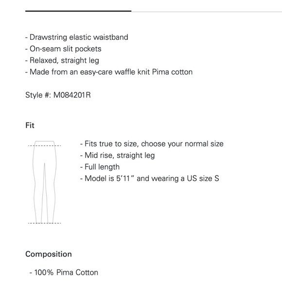 Theory Brown Easy Sweatpant in Waffle Knit Cotton - Large - Picture 11 of 11